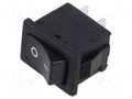 ROCKER; SPST; Pos: 2; OFF-ON; 6A/250VAC; black; none; 20mΩ; UL94V-2 LIGHT COUNTRY CO., LTD. RA12KKFT0F