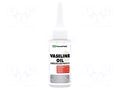 Oil; colourless; vaseline; liquid; plastic container; 50ml AG TERMOPASTY OIL-VAS/50