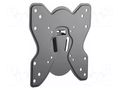 Holder; for wall mounting; 25kg; 23÷42"; black; Dim: 243x240x16mm GEMBIRD WM-42F-03