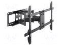 Holder; for wall mounting; 60kg; 37÷80"; black GEMBIRD WM-80ST-02