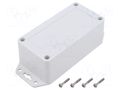Enclosure: multipurpose; X: 60mm; Y: 120mm; Z: 45mm; ZP; ABS; gasket KRADEX ZP1206045UJHABS