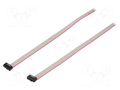 Ribbon cable with IDC connectors; IDC,both sides; 457.2mm; 18" SAMTEC FFSD05D180001NR