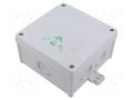 Enclosure: junction box; X: 127mm; Y: 127mm; Z: 70mm; IP66; grey; ABOX SPELSBERG ABOX-060-AB-6