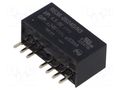 Converter: DC/DC; 3W; Uin: 4.5÷9VDC; Uout: 24VDC; Uout2: -24VDC; SIP8 RECOM RS3K-0524D/H3