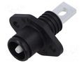 Connector: DC supply; socket; ES-50A; 1kV; PIN: 1; screw; 6mm2; 50A DEGSON ELECTRONICS ESS-50A-06-S-BK