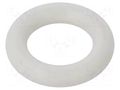 O-ring gasket; silicone; Thk: 10mm; Øint: 30mm; white; -60÷160°C ORING USZCZELNIENIA TECHNICZNE O-30X10-SI-WH