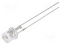 LED; amber; 5mm; 5800÷7000mcd; 140°; Front: flat; 2.3÷2.8VDC; round OPTOSUPPLY OS6YKA57E1P