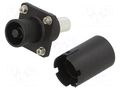 Connector: DC supply; socket; ES-150A; 1.5kV; PIN: 1; IP67; crimped DEGSON ELECTRONICS ESS-150A-35-C-BK