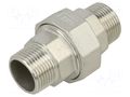 Splice terminal: double connector; male-male,flat,with seal GEBO 6335-100