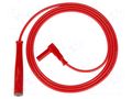Test leads; 12A; Len: 1.5m; red; automotive GOSSEN METRAWATT GM-Z110L