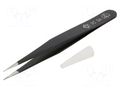 Tweezers; Blade tip shape: sharp; Tweezers len: 110mm; ESD PIERGIACOMI PG-3C-SA-ESD