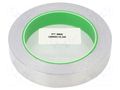 Tape: shielding; W: 19mm; L: 16.5m; Thk: 0.078mm; acrylic conductive IPT AL40C-19MM-16.5M