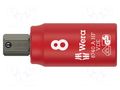 Socket; 6-angles,insulated,socket spanner; HEX 8mm; 1/4"; 1kVAC WERA WERA.05005904001