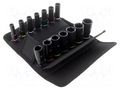 Kit: socket bits; 6-angles,socket spanner; impact wrench; L: 63mm WERA WERA.05005580001
