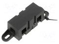 Fuse holder; 500A; M6 screw; Leads: solder lugs M6; UL94V-2; 70V LITTELFUSE 02981039ZXT