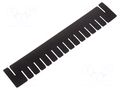 Divider; ESD; L: 550mm; H: 100mm; Thk: 1.8mm; Features: conductive EUROSTAT GROUP ERS-231727103