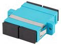 Adapter; OM3; SC/UPC,both sides; 50/125um; turquoise; -40÷85°C LANBERG FA-SCUPMD31-0001TQ