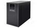 Power supply: UPS; 3kW; 3kVA; 208÷240V; 418x190x322mm; 9Ah; 6h ARMAC T/3000I/PF1/DF