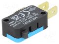 Microswitch SNAP ACTION; 6A/250VAC; without lever; SPDT; ON-(ON) EMAS T0-MK1PUP1