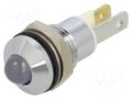 Indicator: LED; prominent; white; 3.2VDC; Ø8mm; metal CML INNOVATIVE TECHNOLOGIES 1904005W5D