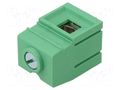 Connector: PCB terminal block; EJ; 100A; terminal; PIN: 1; ways: 1 AMPHENOL ANYTEK EJ01D1510000G