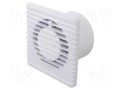 Fan: AC; axial; 230VAC; 93m3/h; 26dBA; slide; 2400rpm; 135x135x79mm ORNO OR-WL-3200/100/HT