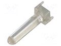 Fiber for LED; Ø3mm; L: 2.5mm; round; Front: convex; straight; PLP2 BIVAR PLP2-100