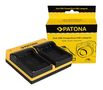 PATONA Dual Ladegerät f. Nikon Casio NP-120 CoolPix S2500 S3100 S4100 inkl. Micro-USB Kabel, PATONA 191620 4055655187374