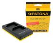 PATONA dual fast charger for Olympus Li-50B Li50B incl. USB-C cable, PATONA 1953 4055655124027