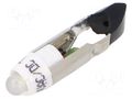 LED lamp; white; T5,5K; 24VDC; 24VAC; plastic; 3mm; -20÷60°C CML INNOVATIVE TECHNOLOGIES 1504135W3D
