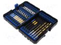 Kit: screwdriver bits; hex key,Phillips,Pozidriv®,slot,Torx® HÖGERT TECHNIK HT1S803