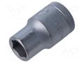 Socket; 6-angles,socket spanner; 12mm; 1/2"; tool steel; L: 38mm GEDORE GEDORE-6130450