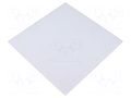 Decorative panel; glass; white matt; 170x170x10mm ORNO OR-WL-3204/MW