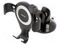 Car holder; black,silver; for dashboard,for windscreen BASEUS SUYL-XP0S