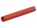 Connector: 4mm banana; plug; 19A; 1kV; red; insulated; 1mm2 STÄUBLI SACR10-4A-39-TW-22