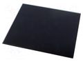 Decorative panel; glass; black; 170x170x10mm ORNO OR-WL-3204/GB