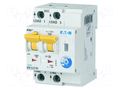 Arc fault detector; Inom: 25A; Ires: 30mA; for DIN rail mounting EATON ELECTRIC AFDD-25/2/B/003-F