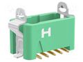 Connector: wire-wire/PCB; socket; male; PIN: 10; Gecko; 2A; 450V HARWIN G125-MS11005L3P