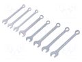Wrench-set; combination spanner; Chrom-vanadium steel; 8pcs. GEDORE GEDORE-6092850