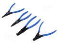 Kit: pliers; for circlip; A,B,angular,straight; 4pcs. GEDORE GEDORE-6701030