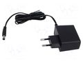 Power supply: switching; mains,plug-in; 12VDC; 1.33A; 16W; 84% ESPE E18-1512-211