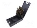 Drill set; for metal; Ø: 1÷13mm; high speed steel cobalt HSS-Co RECA RECA-0621-999-913