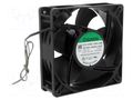 Fan: EC; axial; 230VAC; 120x120x38mm; 132m3/h; 40.2dBA; ball; IP55 SUNON CF4113MBL-AB9-A