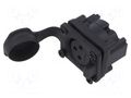 Connector: XLR; socket; female; AXS; 15A; 133V; PIN: 3; IP65; THT AMPHENOL AXS3FPH