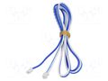 Cable; both sides,XHP-2; blue/white; 1m; Contacts ph: 2mm MECHATRONIX LCM-100-SYNC25