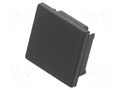 Cap for LED profiles; black; 20pcs; ABS; SMART16 TOPMET TOP-F1999902