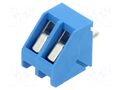 Connector: PCB terminal block; TG; 15A; 300V; terminal; PIN: 2; 5mm AMPHENOL ANYTEK TG020160B000G