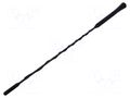 Antenna mast; car top,automotive,external; 390mm; M5; DAB MTA 7551047