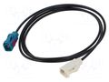 Cable; 1200mm; Fakra female,both sides; straight MTA 7581162