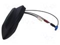 Antenna; automotive,SHARK; AM,DAB,FM,GNSS,GSM,LTE,UMTS; Fakra MTA 7677520